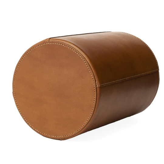 Corbeille à papier en cuir de la collection Home - Brown, Tsuchiya Kaban